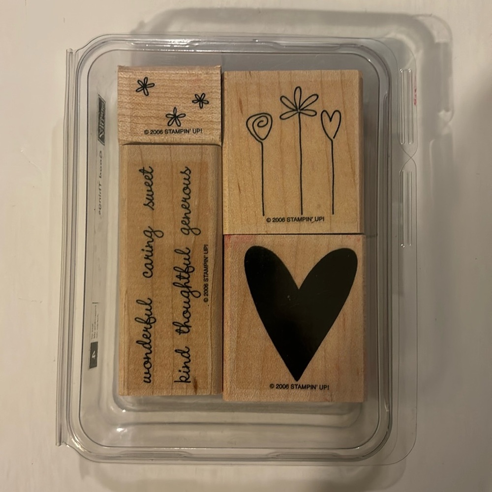Stampn’ Up! Stamp set of 4 “Good Things”